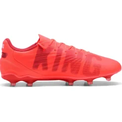 Puma KING MATCH FG AG voetbalschoenen heren glowing red white red fire< Voetbalschoenen