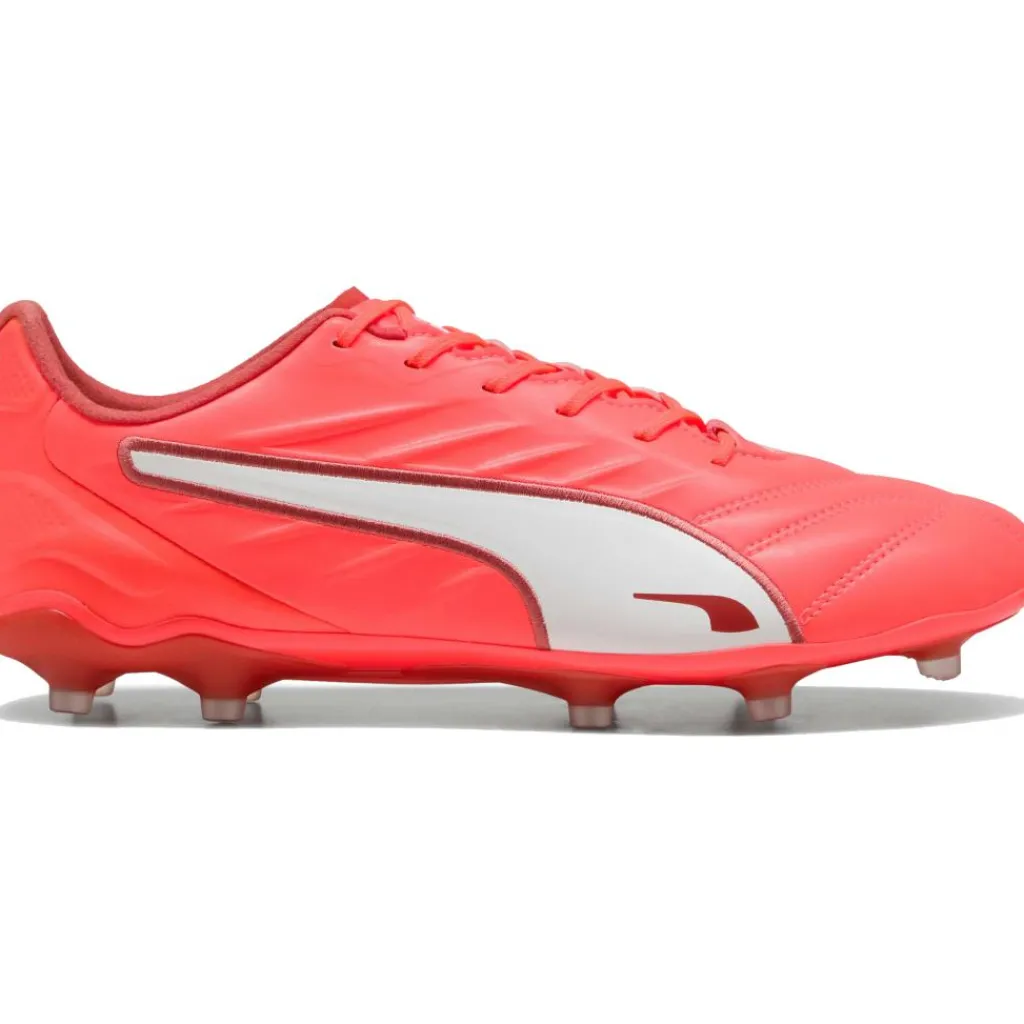 Voetbalschoenen-Puma KING PRO FG AG voetbalschoenen heren glowing red white red fire