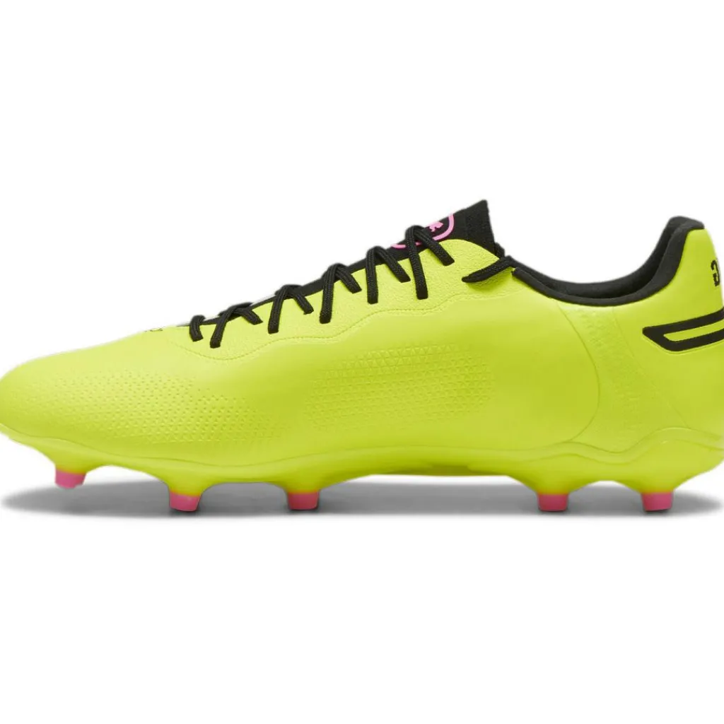 Puma KING PRO FG AG voetbalschoenen heren electric lime black poison pink< Voetbalschoenen