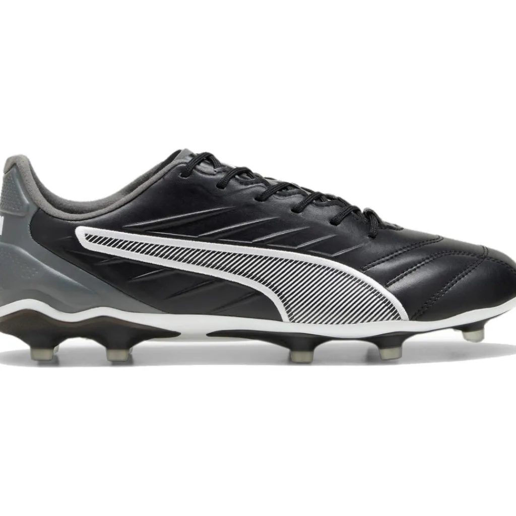 Puma KING PRO FG AG voetbalschoenen black white cool dark grey< Voetbalschoenen