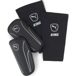 Puma King Sleeve scheenbeschermers black silver< Scheenbeschermers Voetbal