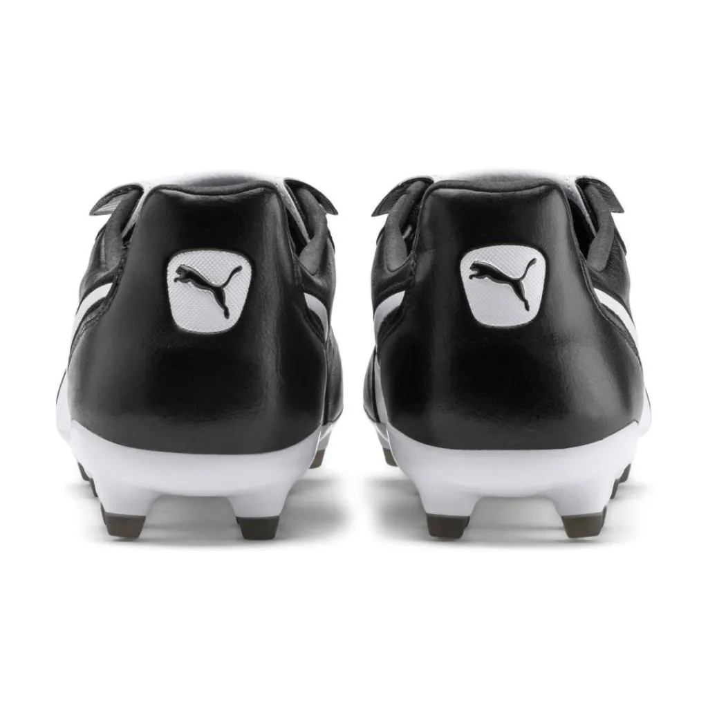 Voetbalschoenen-Puma King Top FG voetbalschoenen black white