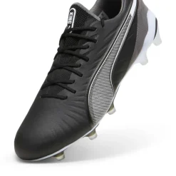 Puma KING ULTIMATE FG AG voetbalschoenen heren black white cool dark grey< Voetbalschoenen