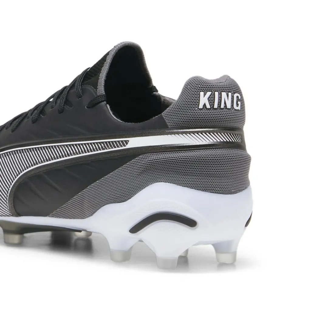 Puma KING ULTIMATE FG AG voetbalschoenen heren black white cool dark grey< Voetbalschoenen