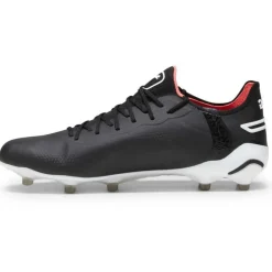 Puma King Ultimate FG AG voetbalschoenen heren black white fire orchid< Voetbalschoenen