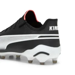 Puma King Ultimate FG AG voetbalschoenen heren black white fire orchid< Voetbalschoenen