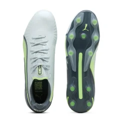 Voetbalschoenen-Puma KING ULTIMATE FG AG voetbalschoenen heren frosted dew fizzy apple grey skies