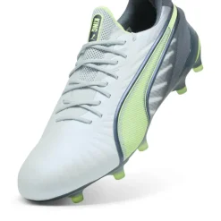 Voetbalschoenen-Puma KING ULTIMATE FG AG voetbalschoenen heren frosted dew fizzy apple grey skies