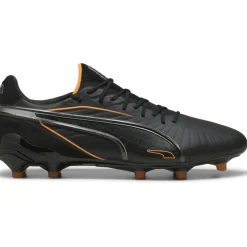 Voetbalschoenen-Puma KING ULTIMATE FG AG voetbalschoenen heren black heat fire silver
