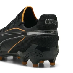 Voetbalschoenen-Puma KING ULTIMATE FG AG voetbalschoenen heren black heat fire silver