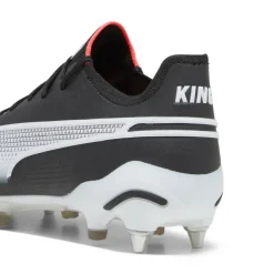Puma King Ultimate MxSG voetbalschoenen heren   black white fire orchid< Voetbalschoenen