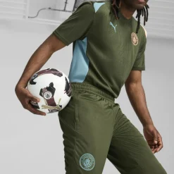 Puma Manchester City trainingsbroek heren myrtle bold blue< Voetbalkleding