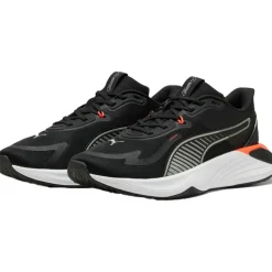 Fitness Schoenen-Puma PWR Hybride fitness schoenen heren black white glowing red gray echo