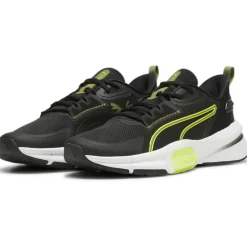 Puma PWRframe TR 3 fitness schoenen heren black olive green lime< Fitness Schoenen