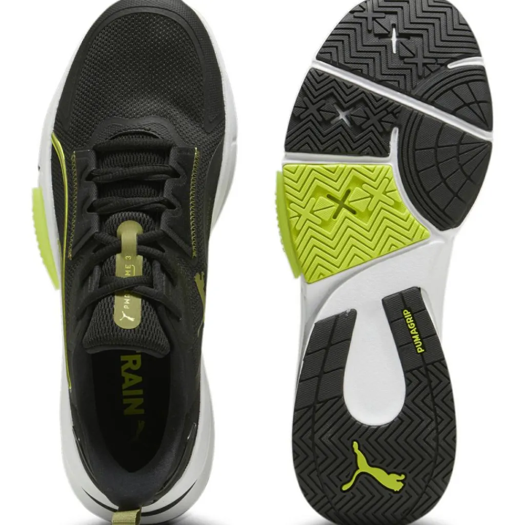 Puma PWRframe TR 3 fitness schoenen heren black olive green lime< Fitness Schoenen