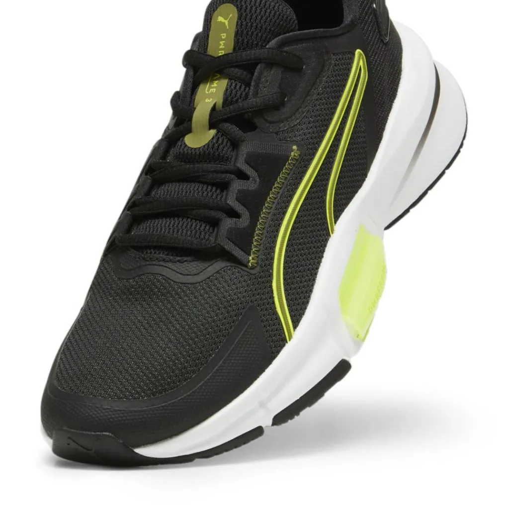 Puma PWRframe TR 3 fitness schoenen heren black olive green lime< Fitness Schoenen