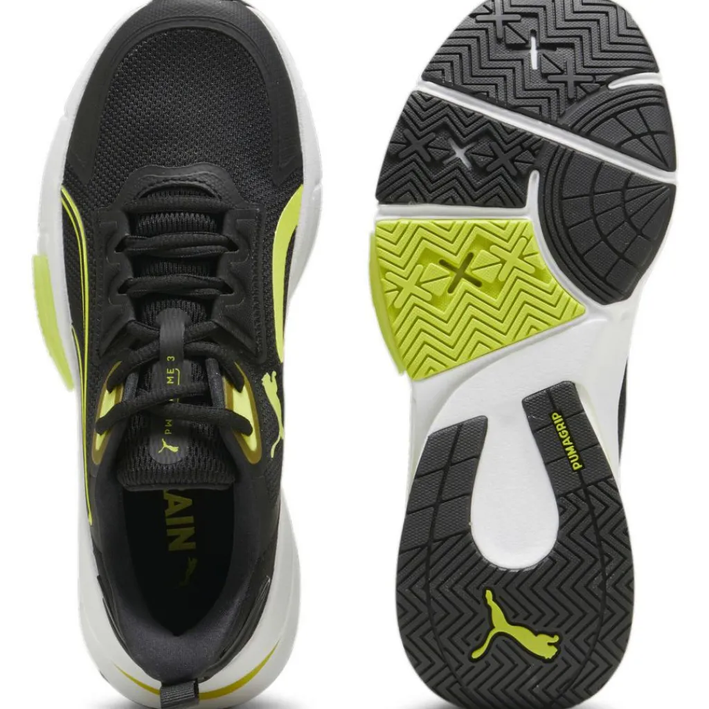 Fitness Schoenen-Puma PWRframe TR 3 fitness schoenen dames black lime pow white