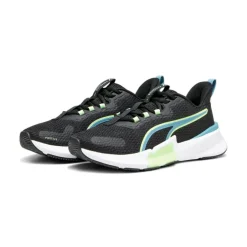 Puma PWRFRAME TR 2 fitness schoenen dames black bold blue speed green< Fitness Schoenen
