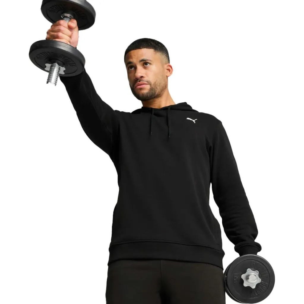 Puma TAD ESSENTIALS hoodie heren black< Sport Trui