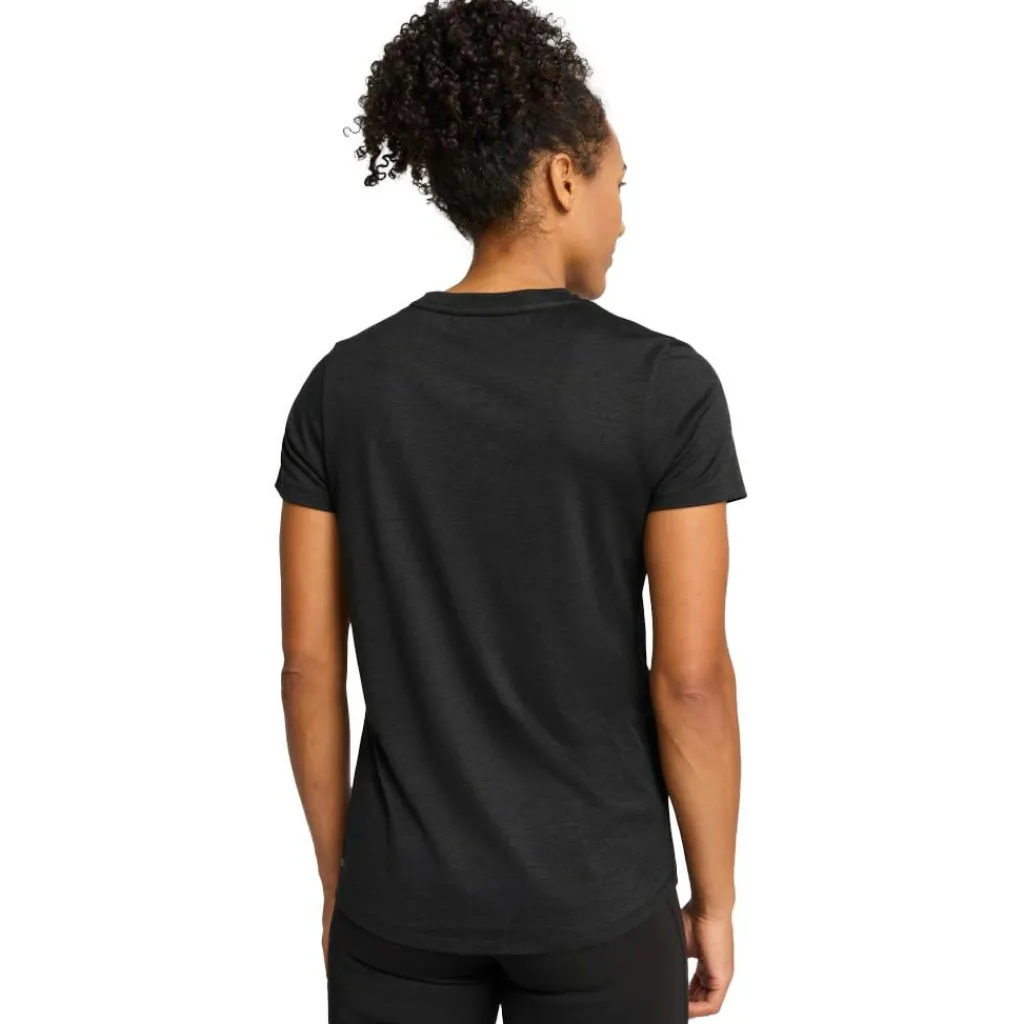 Puma TAD ESSENTIALS shirt dames black heather< Sportshirt