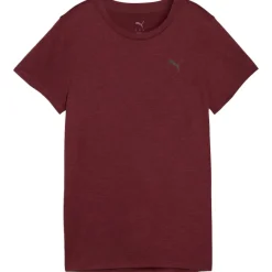 Puma TAD ESSENTIALS shirt dames ruby shimmer heather< Sportshirt