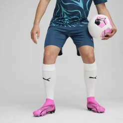 Voetbalkleding-Puma TeamLIGA voetbalbroekje heren ocean tropic poison pink