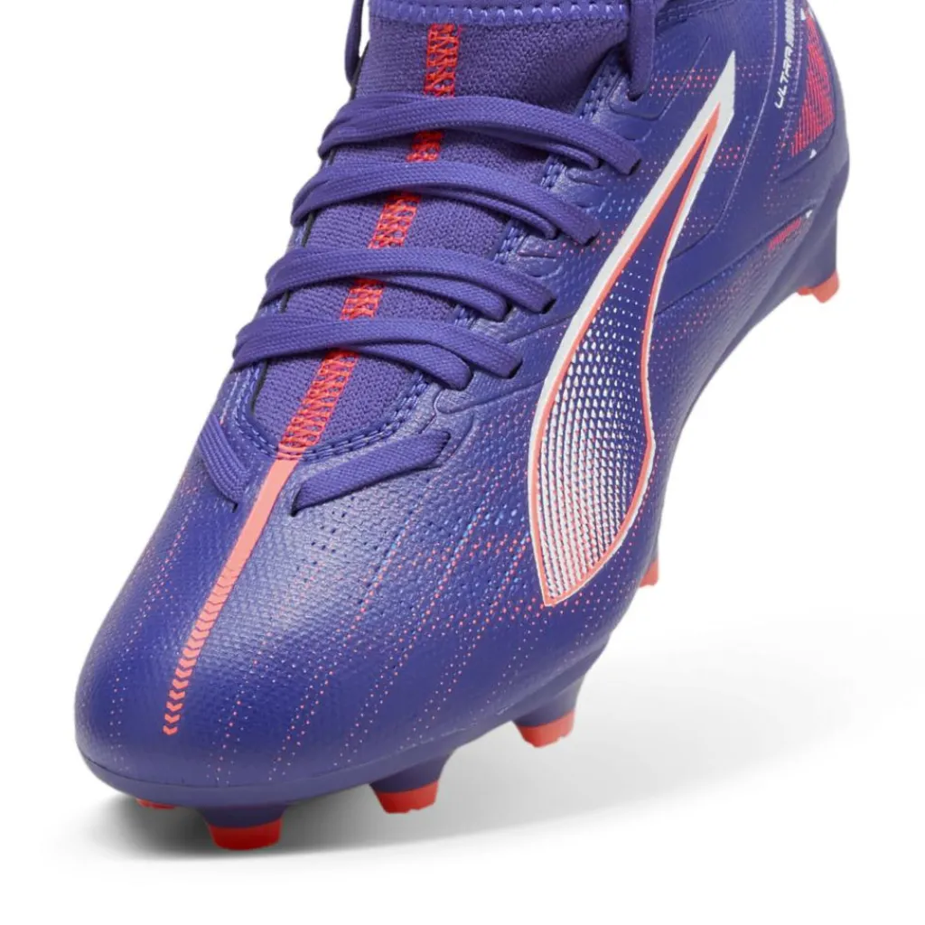 Puma ULTRA 5 MATCH FG AG voetbalschoenen junior lapis lazuli white sunset glow< Voetbalschoenen