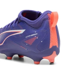 Puma ULTRA 5 MATCH FG AG voetbalschoenen junior lapis lazuli white sunset glow< Voetbalschoenen