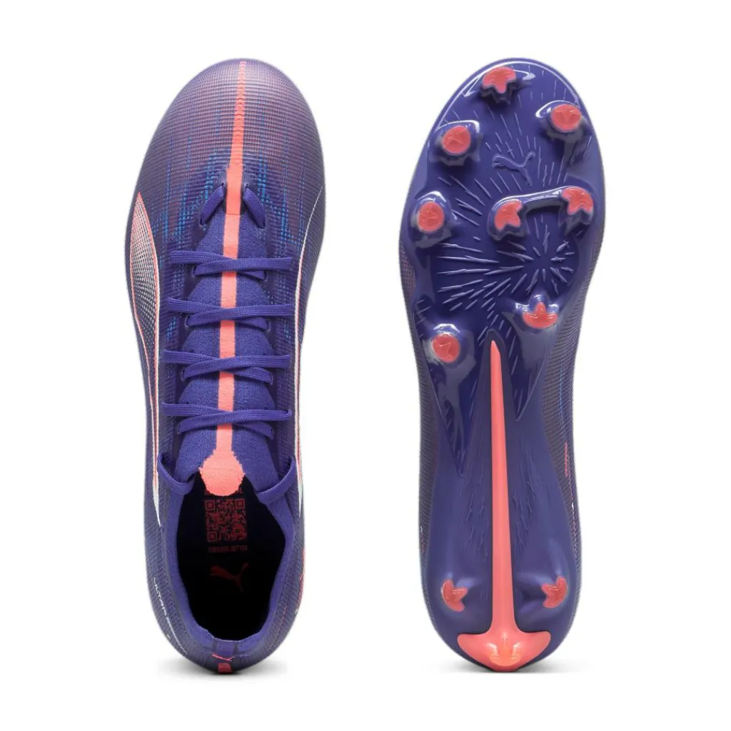 Puma ULTRA 5 MATCH FG AG voetbalschoenen heren lapis lazuli white sunset< Voetbalschoenen