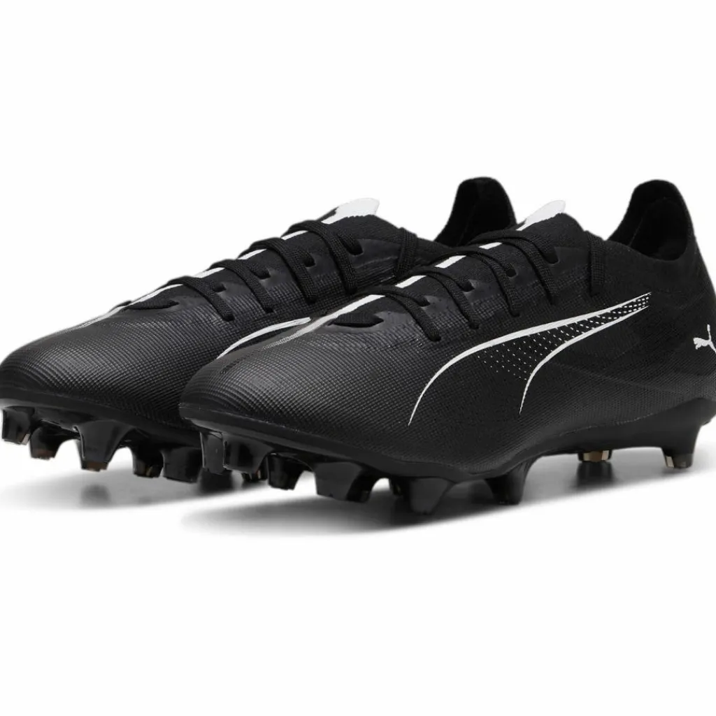 Puma ULTRA 5 MATCH FG AG voetbalschoenen heren black white< Voetbalschoenen