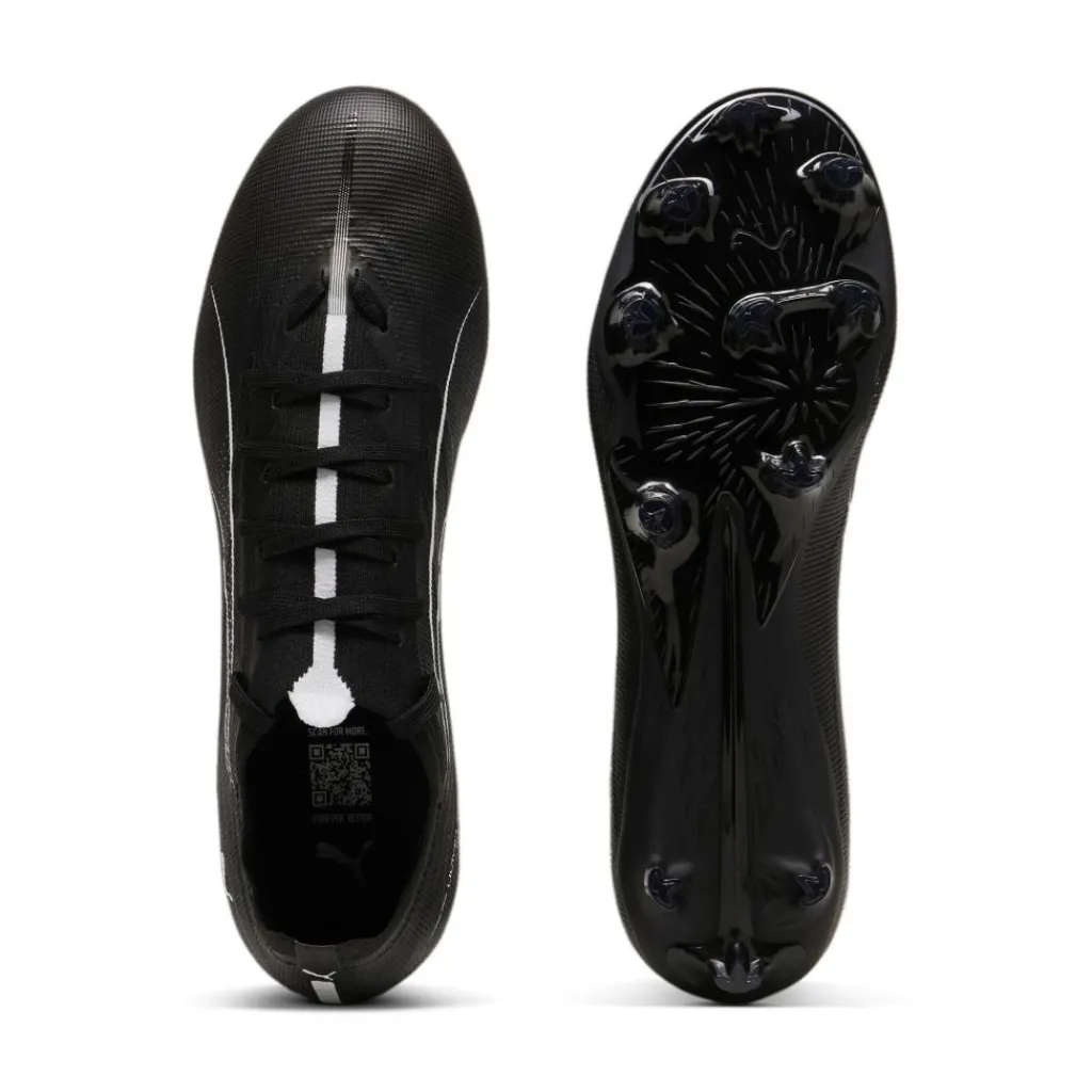 Puma ULTRA 5 MATCH FG AG voetbalschoenen heren black white< Voetbalschoenen