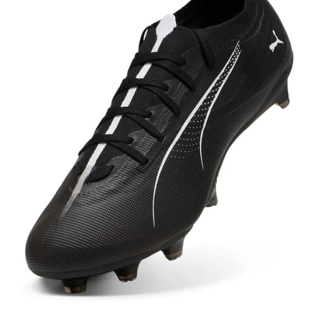 Puma ULTRA 5 MATCH FG AG voetbalschoenen heren black white< Voetbalschoenen