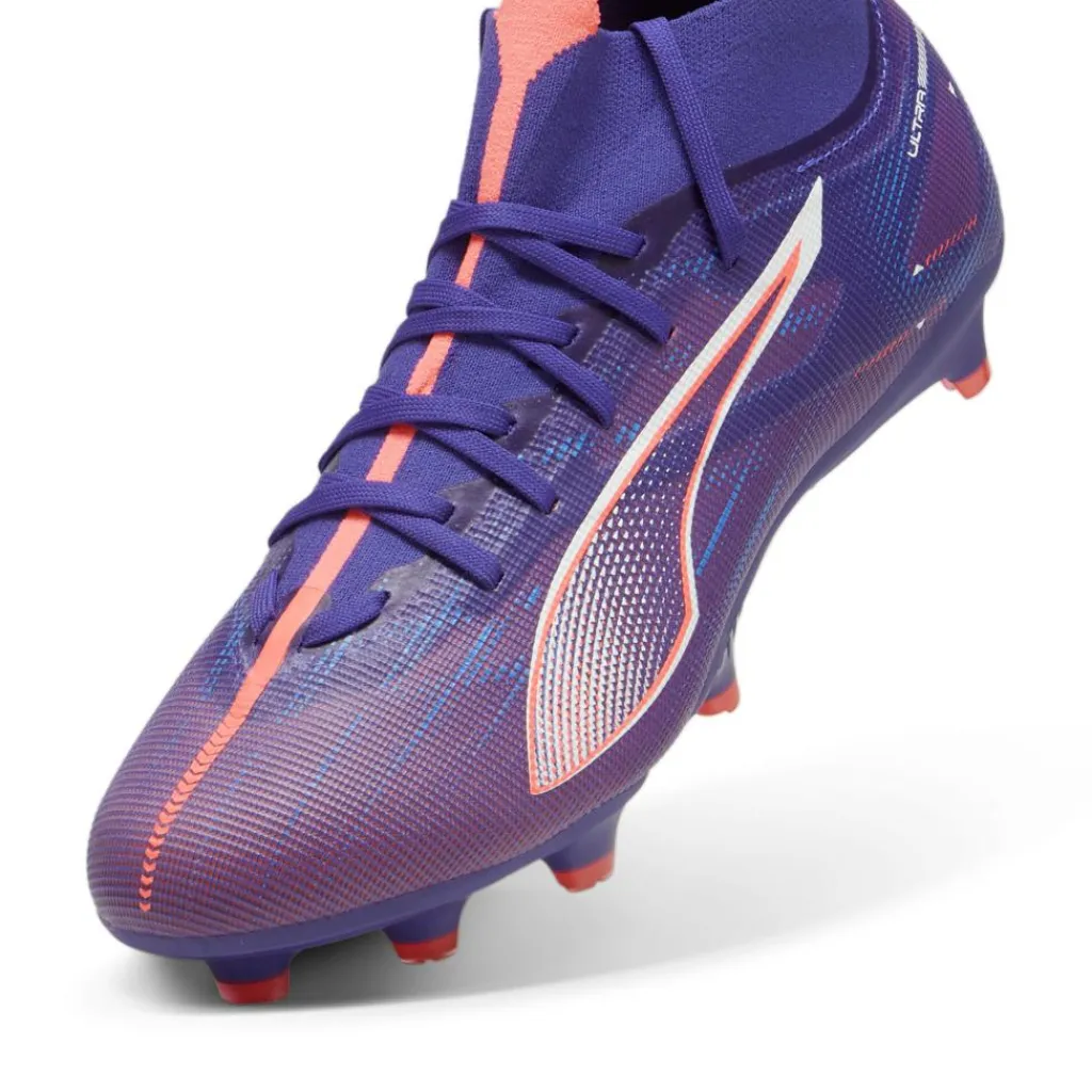Puma ULTRA 5 MATCH+ FG AG voetbalschoenen heren lapis lazuli white sunset glow< Voetbalschoenen