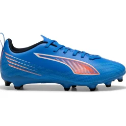 Puma Ultra 6 Play FG - AG voetbalschoenen junior ultra blue white glowing red< Voetbalschoenen