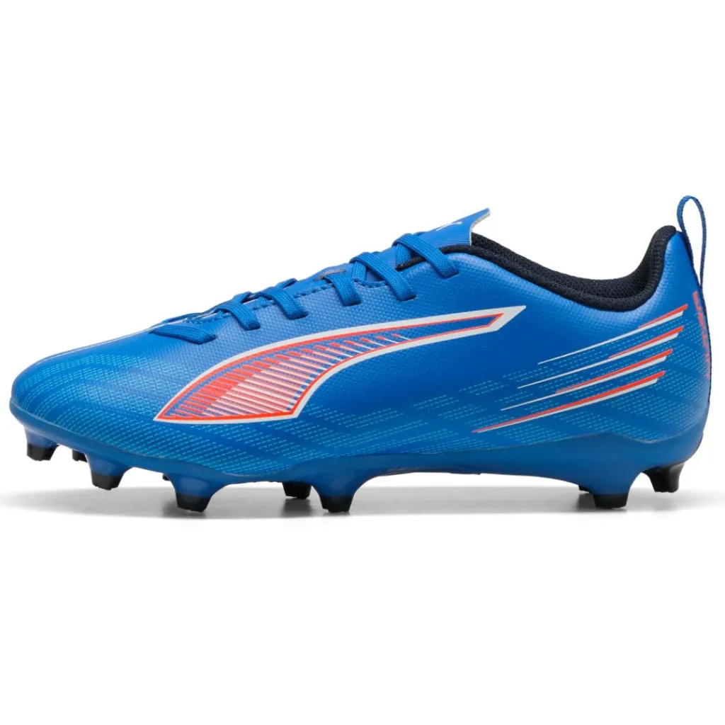 Puma Ultra 6 Play FG - AG voetbalschoenen junior ultra blue white glowing red< Voetbalschoenen