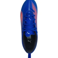 Puma Ultra 6 Play FG - AG voetbalschoenen junior ultra blue white glowing red< Voetbalschoenen