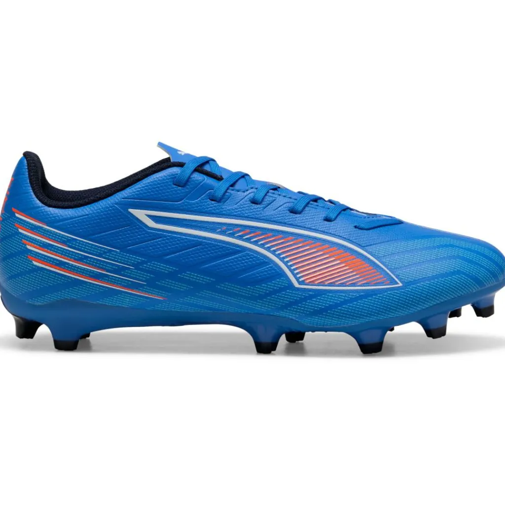 Puma Ultra 6 Play FG - AG voetbalschoenen ultra blue white glowing red< Voetbalschoenen