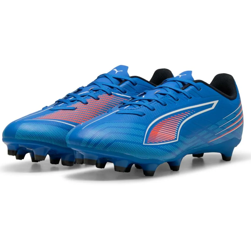 Puma Ultra 6 Play FG - AG voetbalschoenen ultra blue white glowing red< Voetbalschoenen