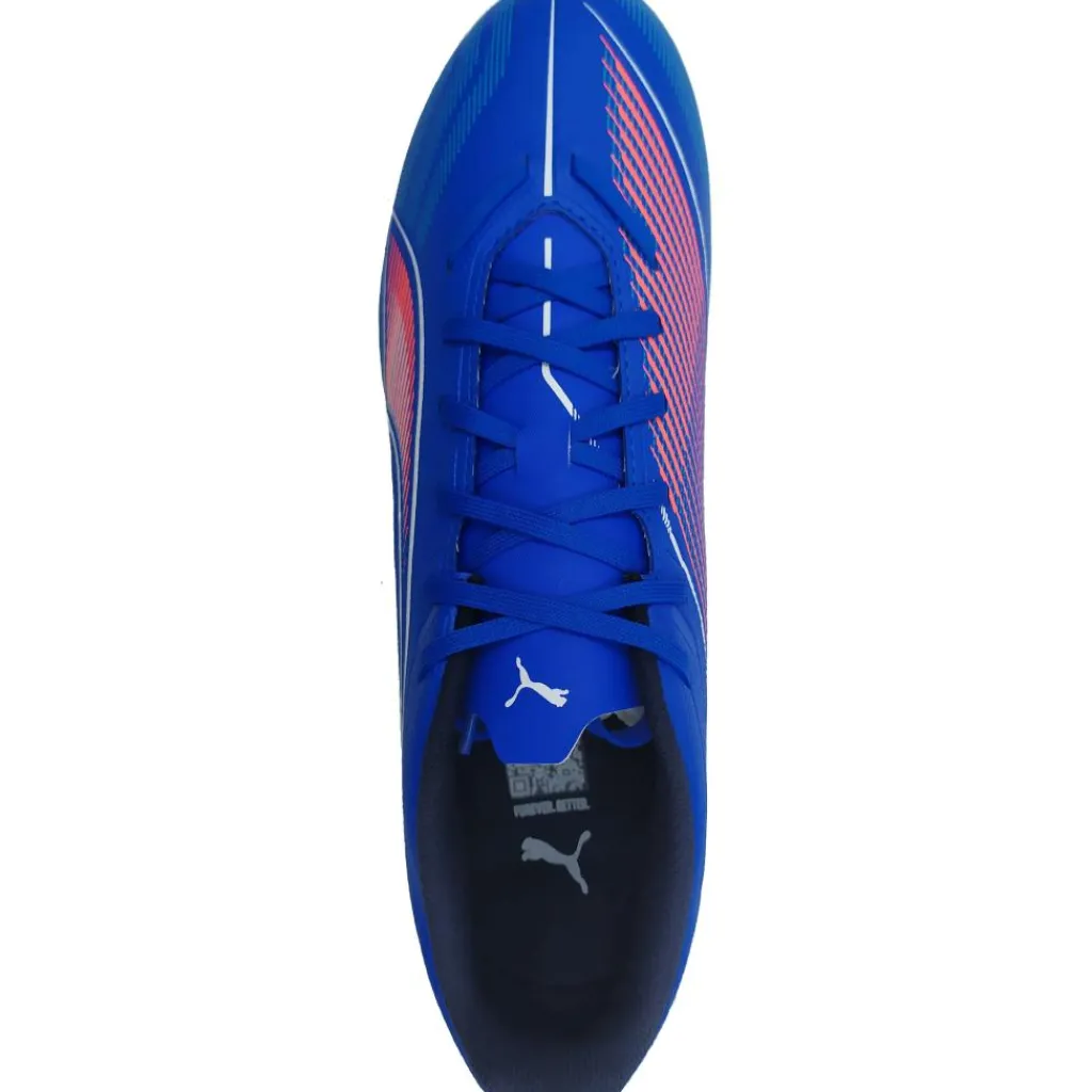 Puma Ultra 6 Play FG - AG voetbalschoenen ultra blue white glowing red< Voetbalschoenen