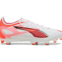 Puma ULTRA 5 PRO FG AG voetbalschoenen heren white black glowing red< Voetbalschoenen