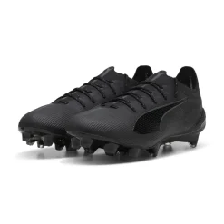 Puma ULTRA 5 ULTIMATE FG voetbalschoenen heren black silver shadow grey< Voetbalschoenen