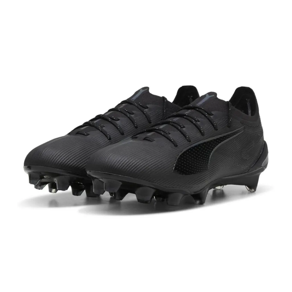 Puma ULTRA 5 ULTIMATE FG voetbalschoenen heren black silver shadow grey< Voetbalschoenen