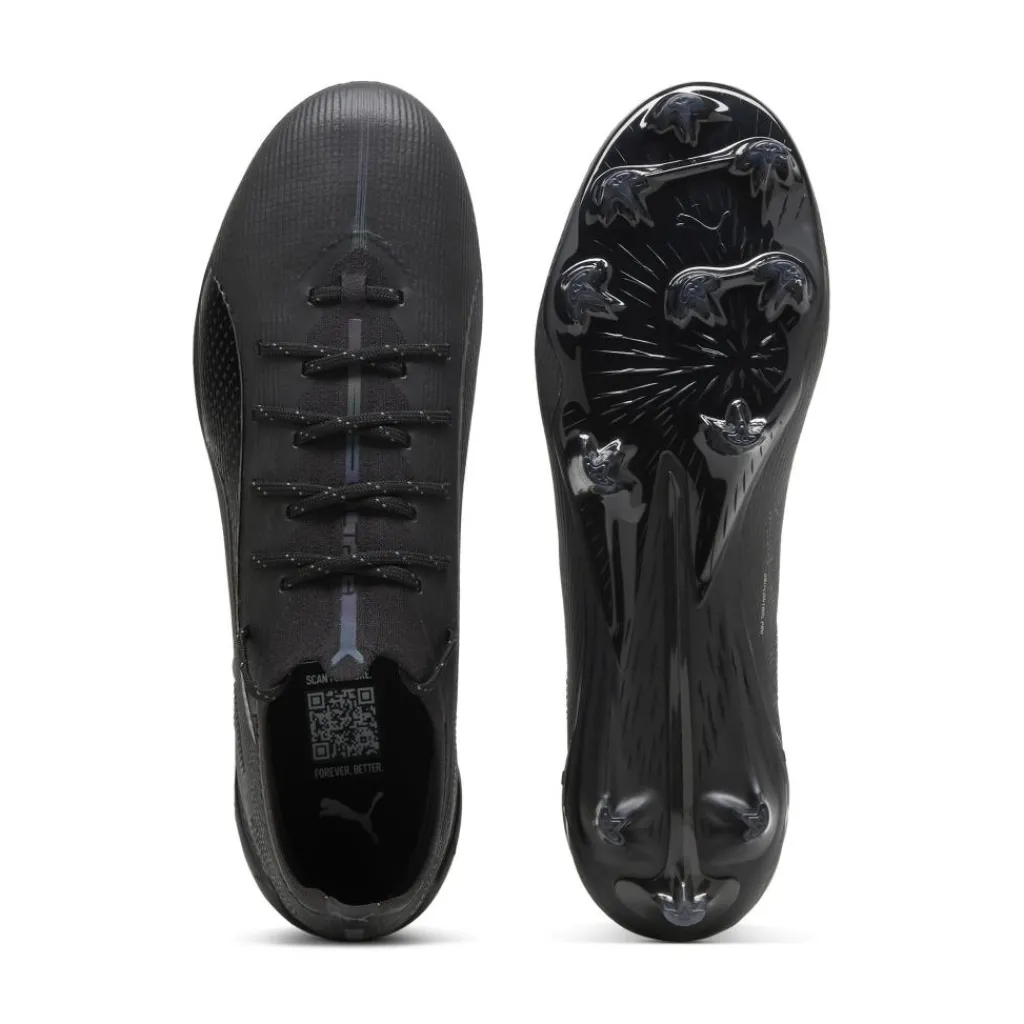 Puma ULTRA 5 ULTIMATE FG voetbalschoenen heren black silver shadow grey< Voetbalschoenen