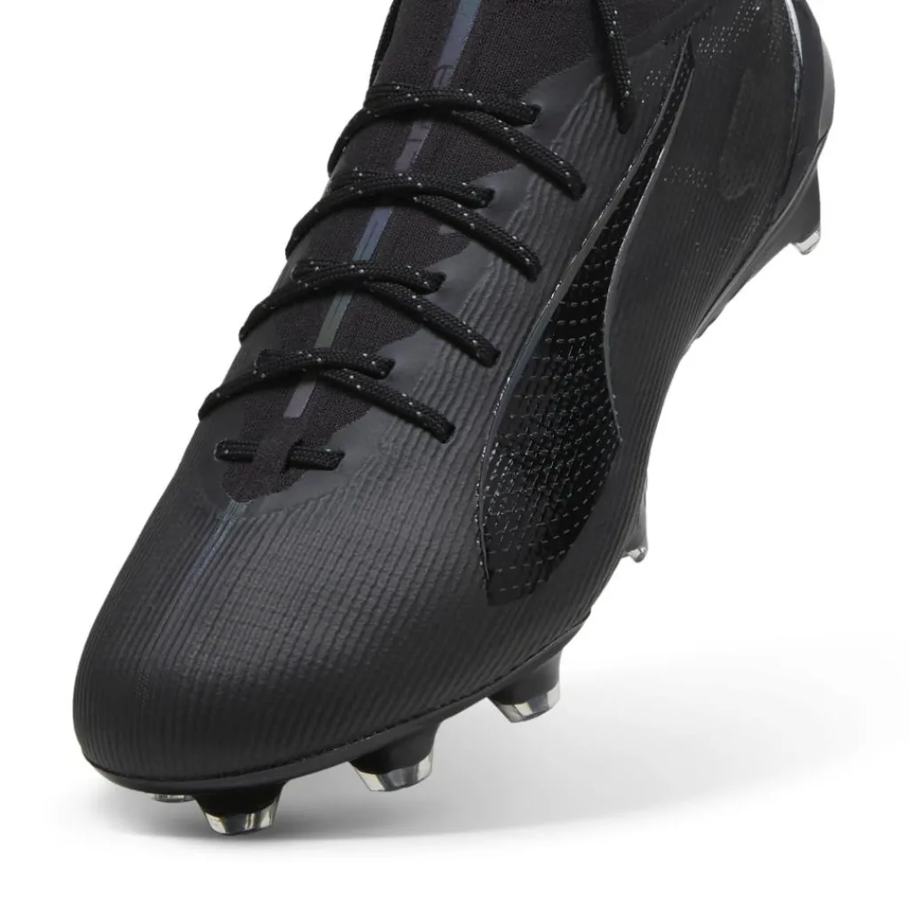 Puma ULTRA 5 ULTIMATE FG voetbalschoenen heren black silver shadow grey< Voetbalschoenen