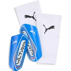 Scheenbeschermers Voetbal-Puma Ultra Light Football Sleeve scheenbeschermers ultra blue white glowing red