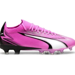 Voetbalschoenen-Puma ULTRA MATCH FG AG voetbalschoenen heren poison pink white black