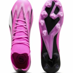 Voetbalschoenen-Puma ULTRA MATCH FG AG voetbalschoenen heren poison pink white black