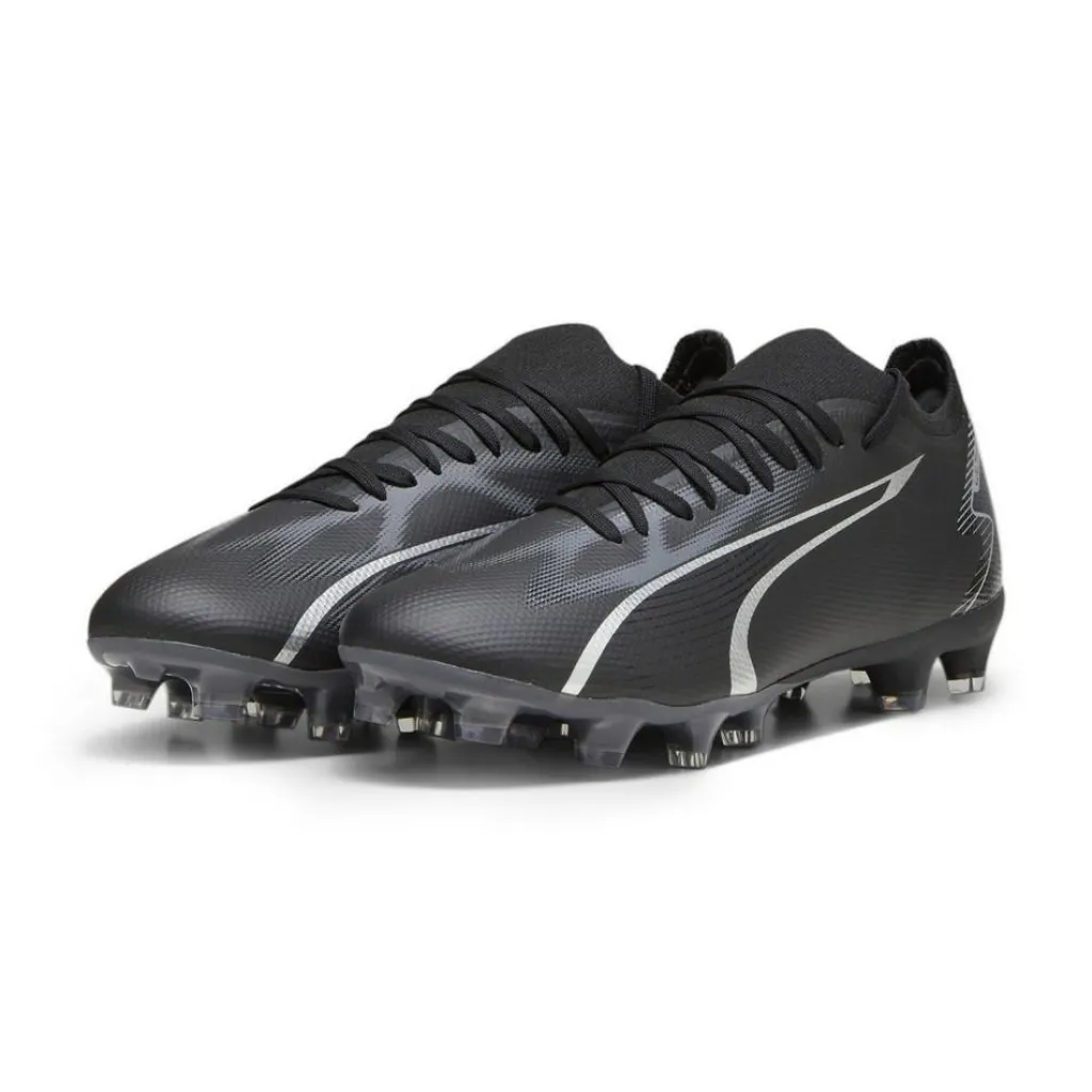 Voetbalschoenen-Puma Ultra Match FG AG voetbalschoenen heren black asphalt