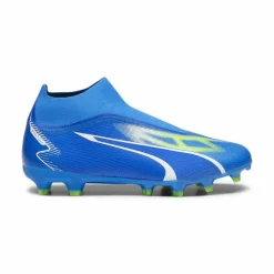 Puma Ultra Match+ LL FG/AG voetbalschoenen heren ultra blue white pro green< Voetbalschoenen