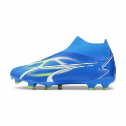 Puma Ultra Match+ LL FG/AG voetbalschoenen heren ultra blue white pro green< Voetbalschoenen